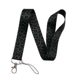 Leopard Print Chic Lanyard with ID Badge Holder and Keychain Accessories Gift (5)