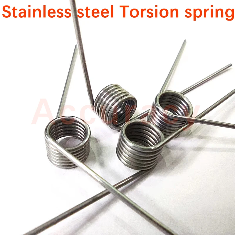 Produktbild von Torsionsfedern-Set 10 Stück – V-förmig, Draht-Ø 1,5 Mm, 65Mn Federstahl, Winkel 60/90/120/180°, Verschiedene Außen-Ø & Lagen – Für Türen, Geräte, Angelruten & Instrumente
