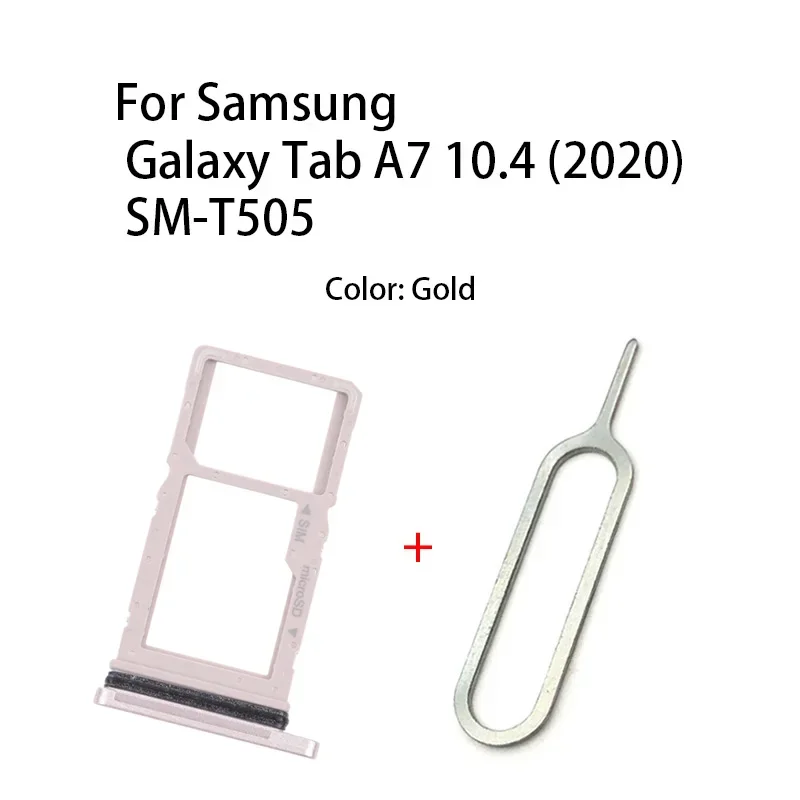 Dual Sim & Micro SD Card Tray Replacement for Samsung Galaxy Tab A7 10.4 (2020)
