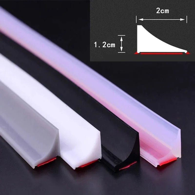 1 Pezzo Guarnizione Adesiva In Silicone Per Bagno, Striscia Di - Foto 12