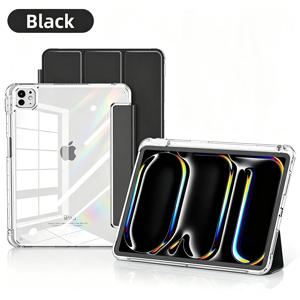 Crystal Clear iPad Case with Pen Holder