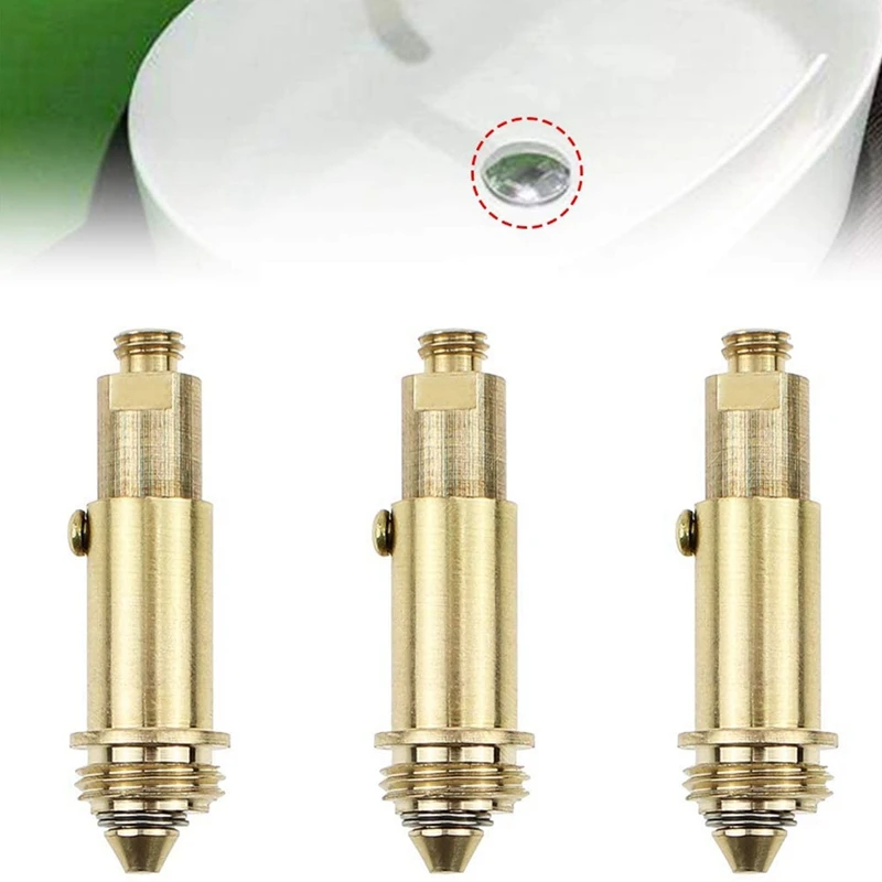 Washbasin Plug 6 PCS Sink Plug Replacement Basin Bath Waste Click Clack Spring Brass Plug Bolt For Kitchen Sink Bath Tub Drain Stopper