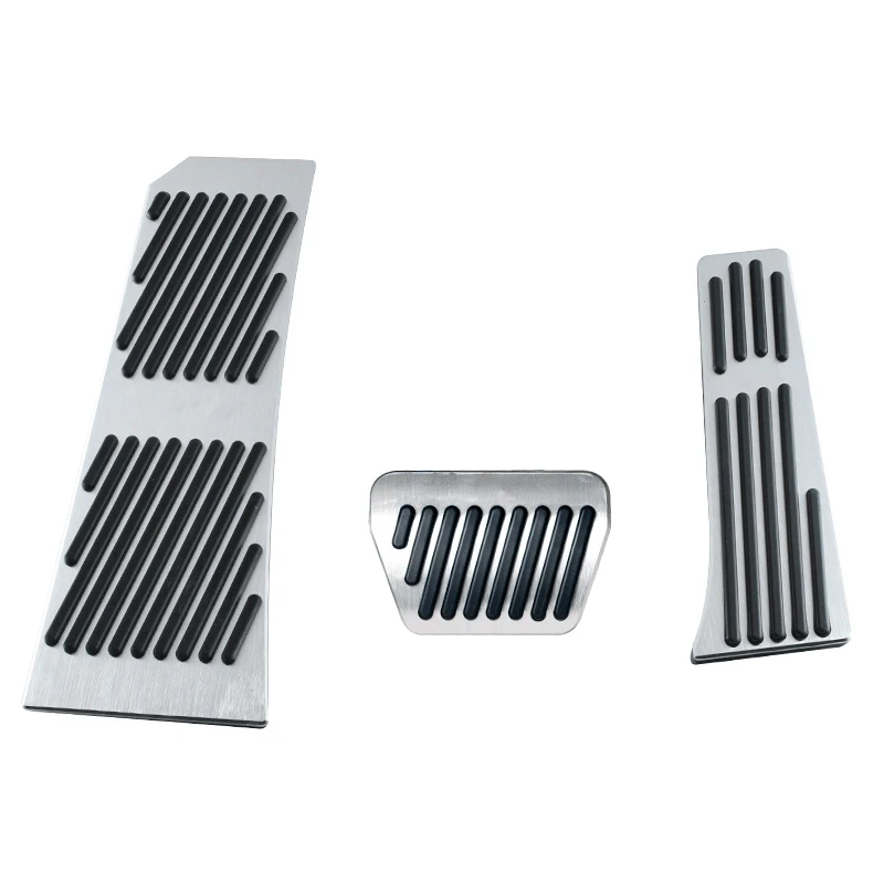 Car Footrest Pedal Fuel Accelerator Brake Pedals Cover For BMW 5 6 7 Series F01 F07 F10 F11 F06 F13 X3 F25 X4 F26 Z4 E89 E85 car pedals pedal cover