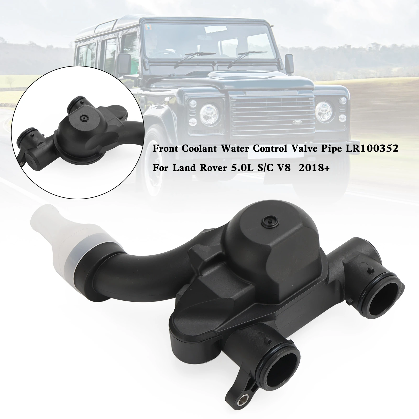 

Areyourshop передняя Труба Клапана Регулировки охлаждающей воды LR100352 для Land Rover 5.0L S/C V8 18 +