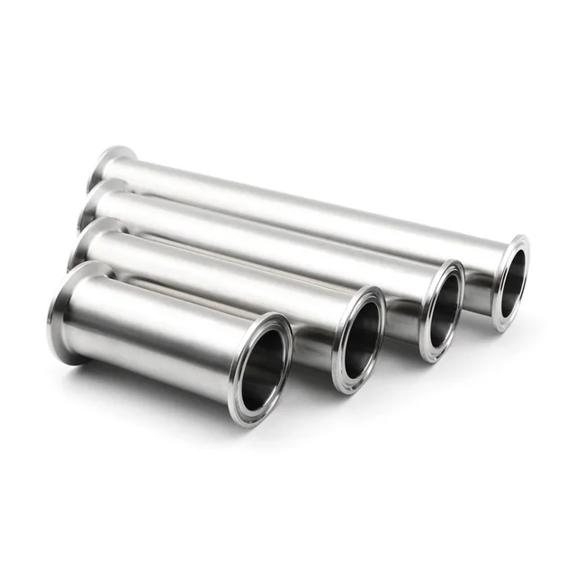 1pc 14mm x Ferrule 50.5 Hose Tri Clamp OD14mm Adaptor SS304 Pipe F 1PC Hose  OD Pipe OD25xTC50.5 long type clamp ferrules Length 100mm SS304 Stain