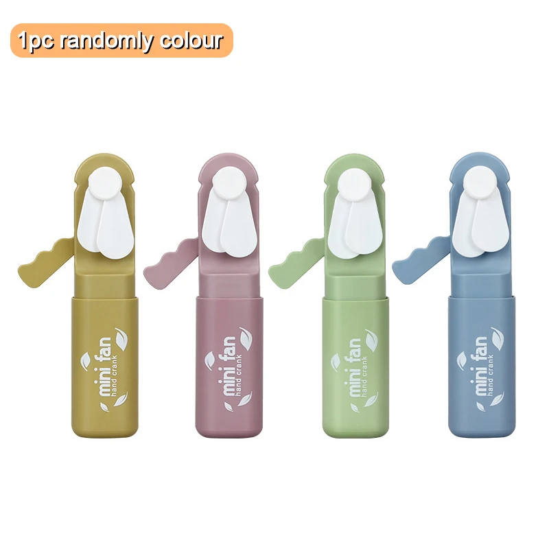 Pil olmadan taşınabilir el fanı el basınç fanı Mini taşınabilir Fan ev sevimli Fan soğutma Fan