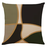 New Abstract Geometry Modern Art Pillows Case Linen 30X30/45X45/50X50CM Print Cushions Case Sofa Couch Chairs Decorative Pillows 4