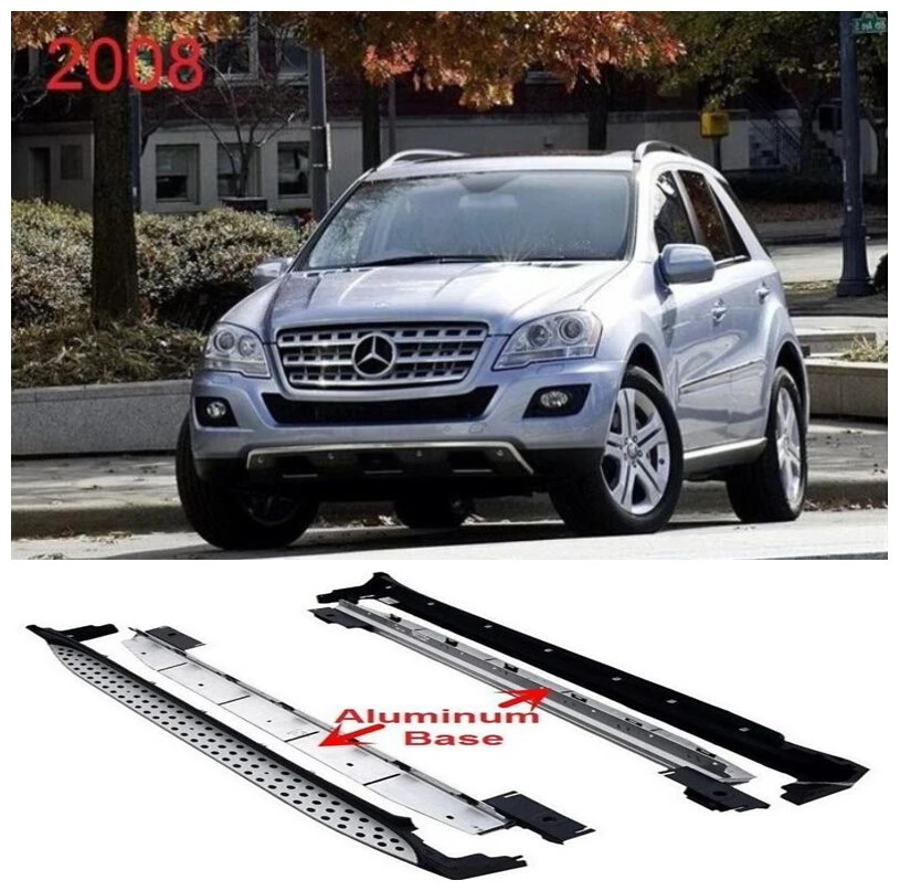 High Quality Aluminum Alloy Running Boards Side Step Bar Pedals Fits