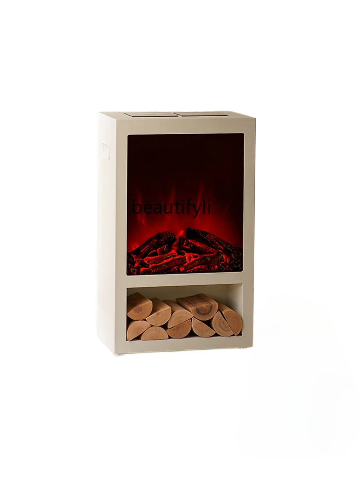 

Warm Air Blower Electric Heater Heater Household Simulation Flame Solid Wood Electric Fireplace