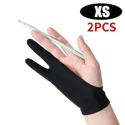 Artist Two-Finger Glove with Palm Rejection (XS 2PCS)