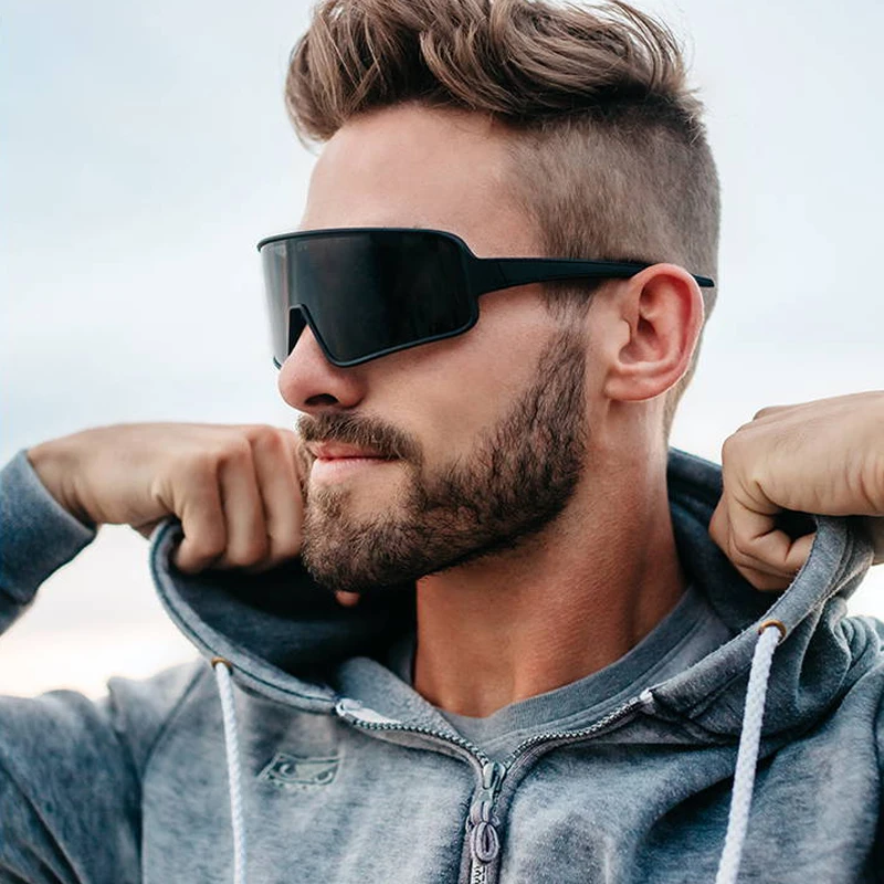 Mode Große Sport Sonnenbrille Männer Frauen Marke Designer Übergroße Sonnenbrille Unisex Luxus Fahren Wandern Radfahren Goggle Shades