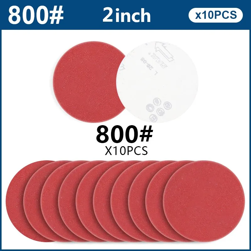 CoCud Disques De Ponçage à Boucle Et à Crochet, 5 Pouces (125 ), Papiers De Verre De 10000