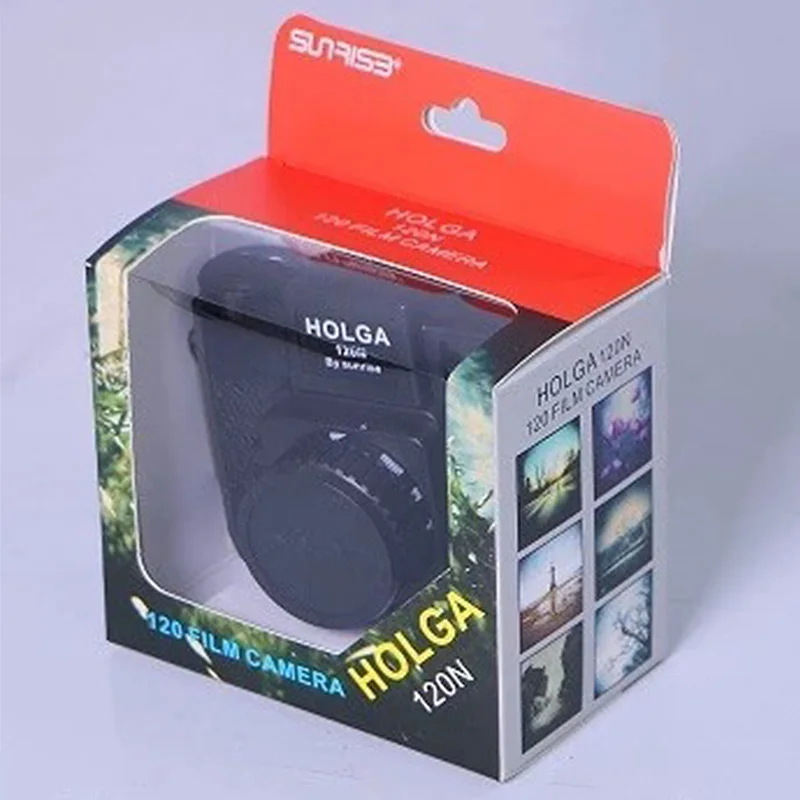 New Holga 120N Retro Point And Shoot Film Camera Lomo Manual Prime Film Camera Lomography Lomo For Kodak Fujifilm black