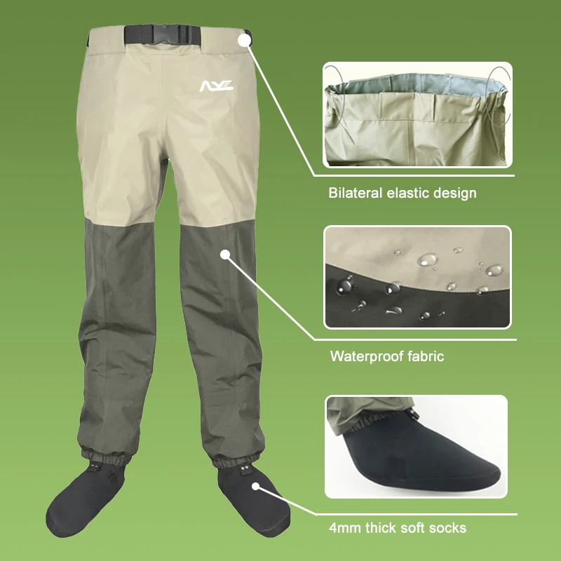 Waders de pêche respirants et imperméables, combinaison cuissarde pour la pêche à la mouche et la chasse