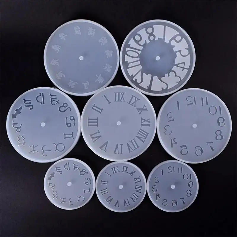 New Creative Clock Silicone Mold For Jewelry Clock Resin Silicone Mold Handmade Tool DIY Epoxy Resin Molds Diy Accessories