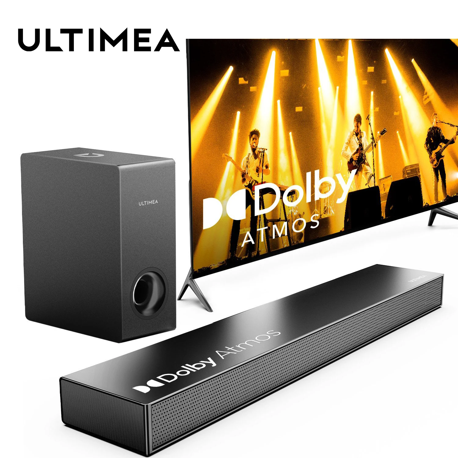 ULTIMEA Dolby Atmos 2.1 Sound Bar with Subwoofer