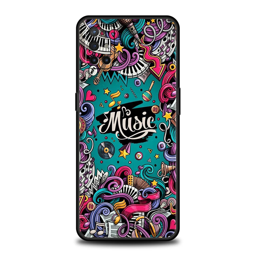 Melodic Theme Soft TPU Phone Case - Vibrant Protective Cover