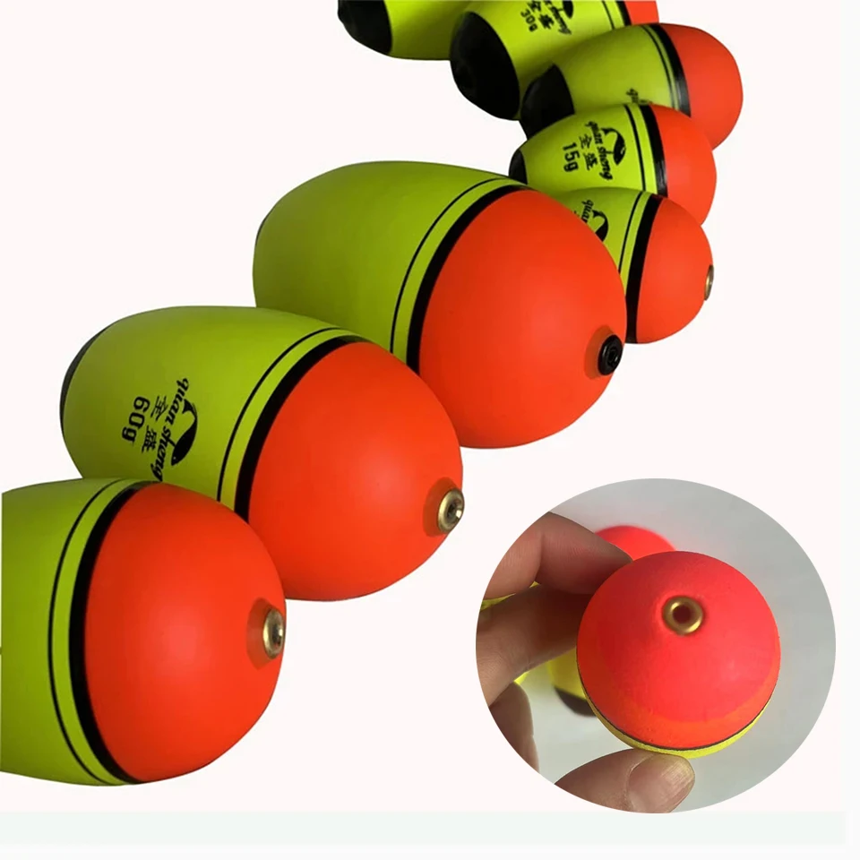 1pc Floating Foam Fishing Float Buoyancy EVA Elastic Boya Fishing Float Rock Fishing Bobber