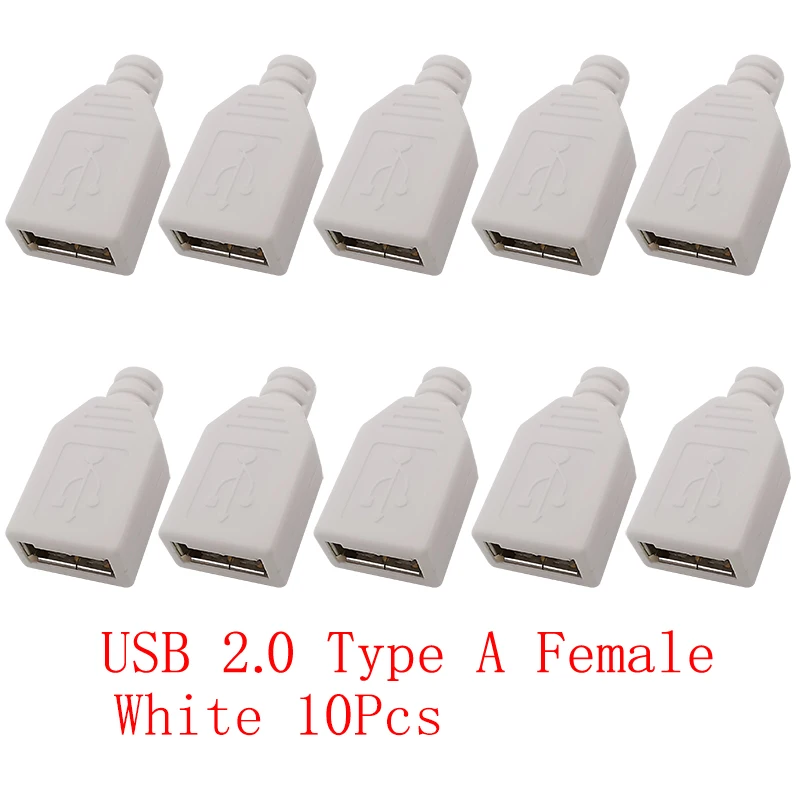 White USB Female