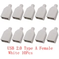 White USB Female