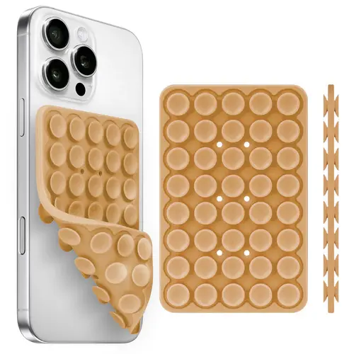 Silicone Suction Cup Phone Holde Multifunctional Fixed Anti-slip Mobile Fixture Double Sided Detachable Phone Rubber Sucker Pad - Image 29