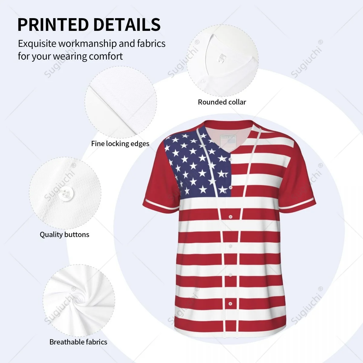 3D Printed United States USA America Flag Men Baseball Jerseys Mesh Sports T-shirt Tees Name Nunber
