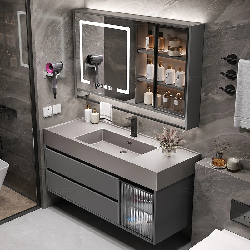 Modern Simple Bathroom Vanities Vintage Toilet Partition Vanity Drawer Light Mirrors Muebles Para El Hogar Maderaa Furniture