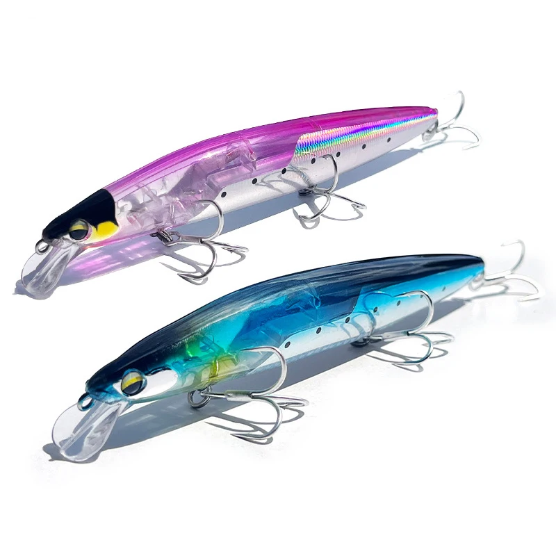 

Плавающие сверкающие блестки Рыболовные приманки для гольяна, жесткая приманка, искусственная приманка, воблер, карповый окунь, рыболовные снасти, 144 мм, 27 г