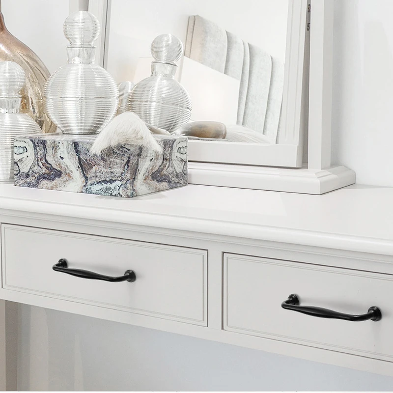 Furniture Handles Kitchen Door Handles Nordic Style Aluminum Alloy Knurled Drawer Cabinet Hardwares Cupboard Kitchen Pull Black Furniture Dresser Handles