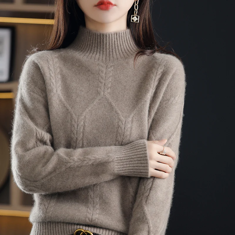 Wool Winter Sweaters Women | Wool Loose Pullover Women | Womens Wool ...