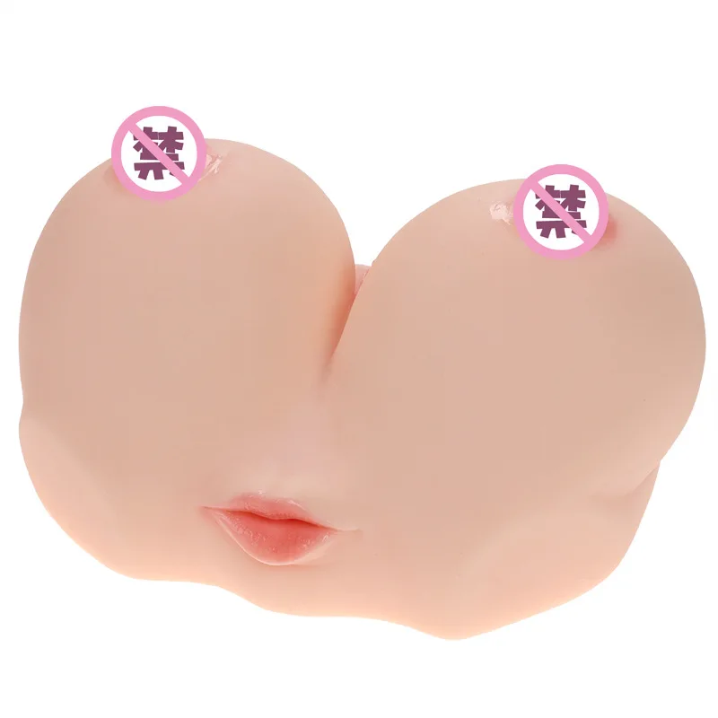E cup size Masturbator Inserted Simulated breast Transvestite cross-dressing fake breast