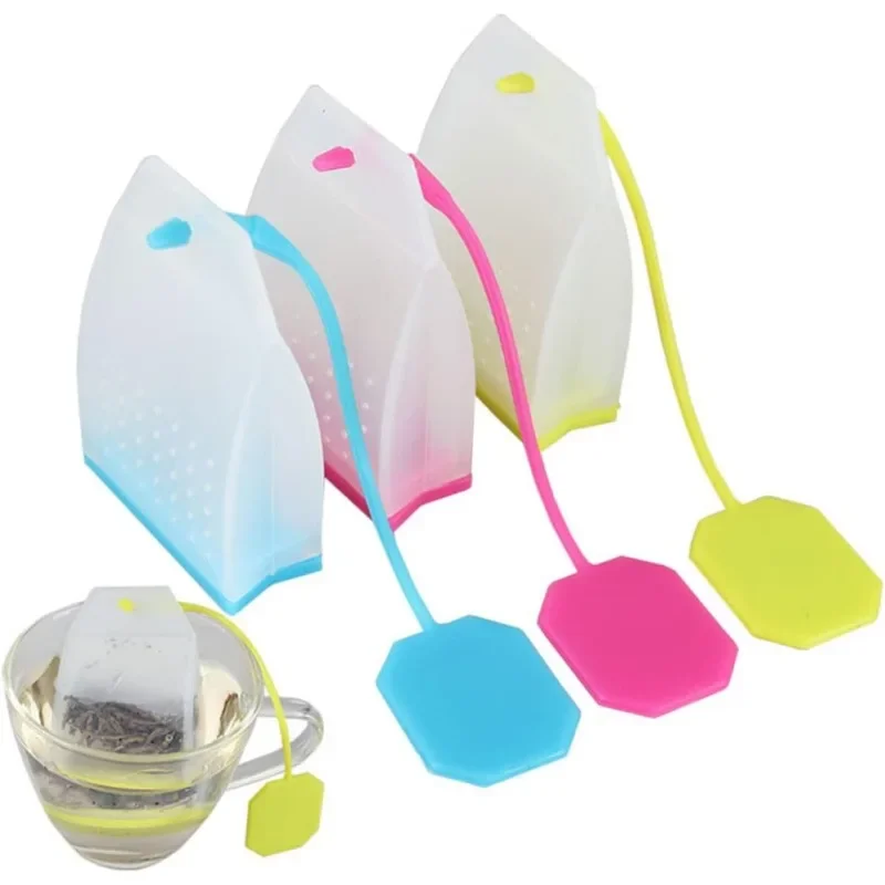 Food-grade Silicone Tea Bags Colorful Style Strainer Herbal Loose Tea Infusers Strainer Diffuser Teaware Accessories