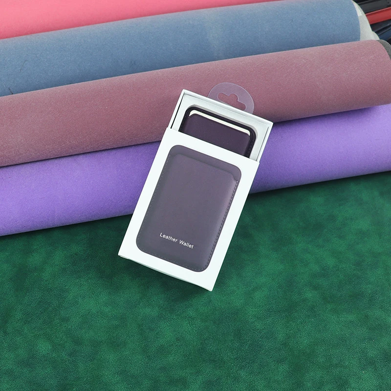 Leather Magnetic Wallet Card Holder Case - Sleek Phone Cover Accessory