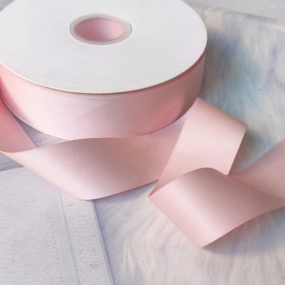Elegant Matte Satin Ribbon for DIY Crafts and Decorations - 5 Yards, 3.8CM