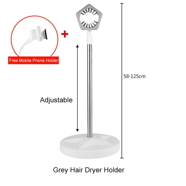 ARTSEWPLY Haartrockner Halter Höhenverstellbar 50-106cm - Praktischer Fönständer Für Haustiere