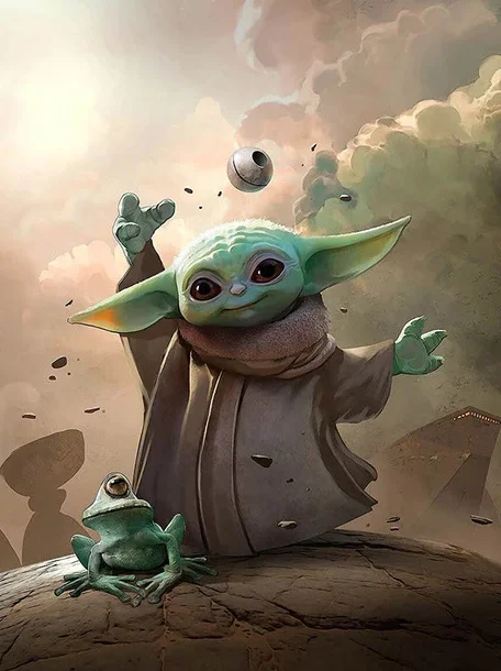 Baby Yoda 5d Diamond Drawing Cartoon Embroidery Disney Star Wars Cute Christmas Cross Stitch Kit Mosaic Home Decor Gift Aliexpress