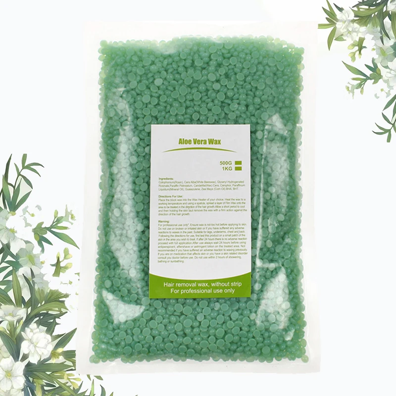 Hard Wax Beads Wax Beans For Hair Removal Sensitive Skin With Tea Tree Formula For Full Body Facial Brazilian Bikini