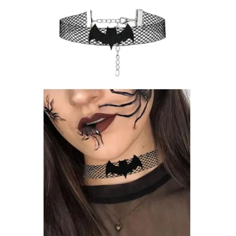 P9FE Frauen Hexe Kostüm Zauberer Cosplay Party Outfit Halloween Kostüm Zubehör – Detail 9