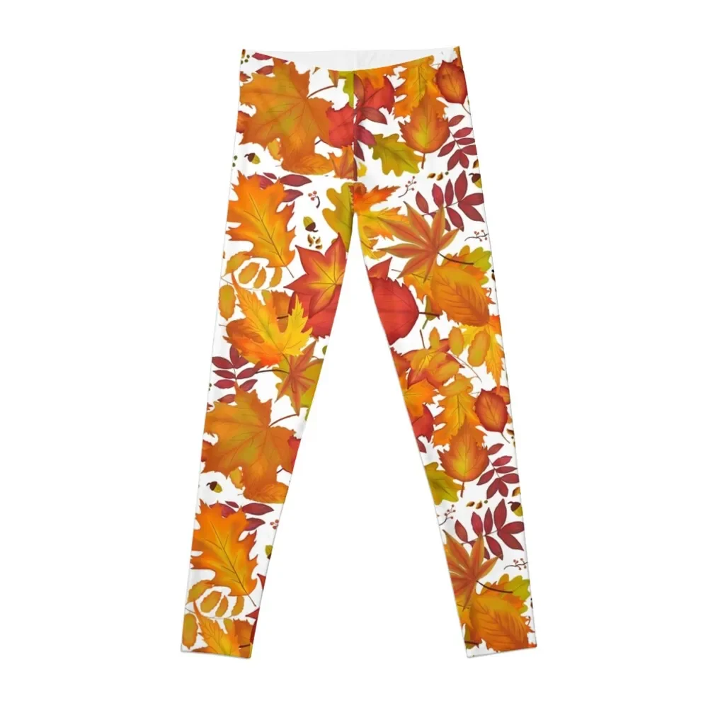 

All the Fall Leaves Leggings legging pants raises butt jogging pants fitness set gym legings for fitness Womens Leggings