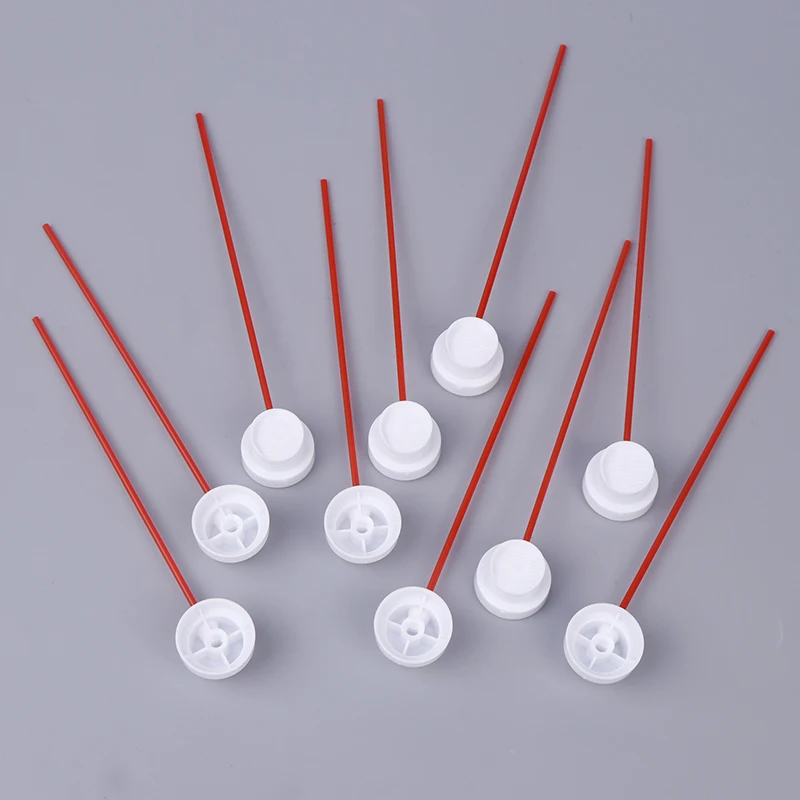 10 Sets Aerosol Nozzle Spray Can Nozzles Sprayer Tube Extension Valve Replacement Fit Female Cans Needle Caps Spray-Paint Caps