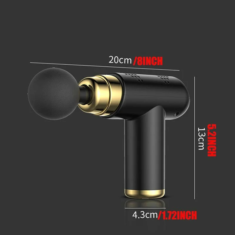 Deep Tissue Massage Gun for Pain Relief and Relaxation-Portable Massager Body, Neck, Back Fitness Slimming Tool