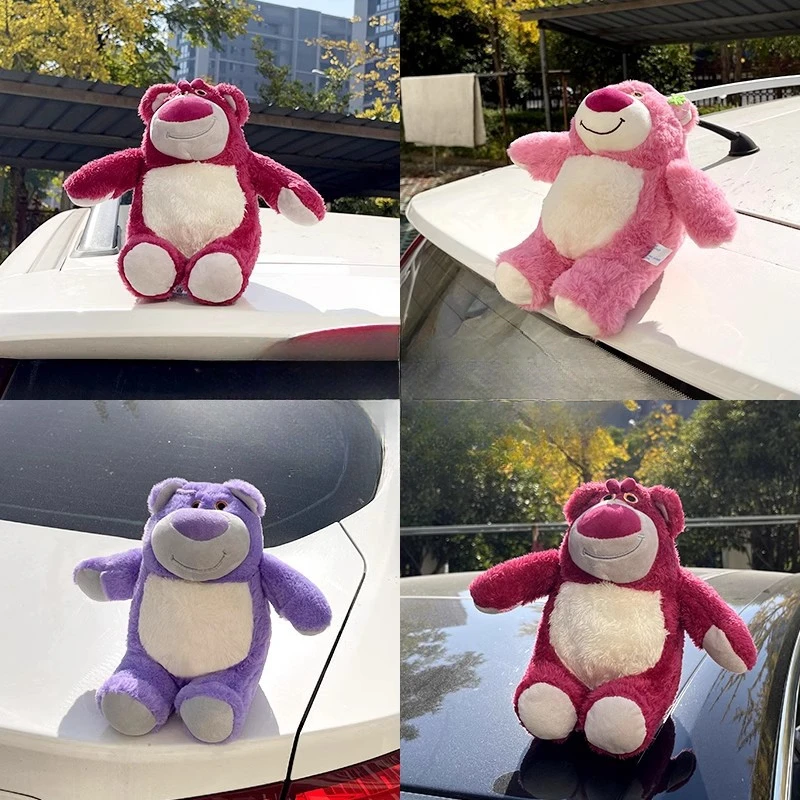 

Disney Car Roof Doll Judy Rabbit Roof Decoration Strawberry Bear Car Tail Sticker Funny Doll Car Exterior Decoration
