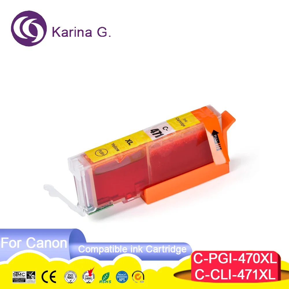 Compatible for PGI470 CLI471 PGI-470 PGI 470 ink cartridge Suit for PIXMA MG77