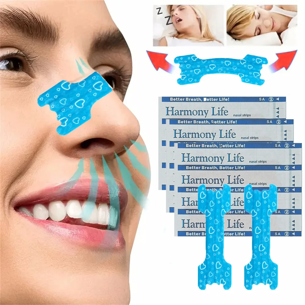 30/60/90 قطعة شرائط الأنف التنفس تعزيز التنفس مكافحة الشخير الأنف بقع منتج نوم جيد أسهل النوم المعونة تحديد