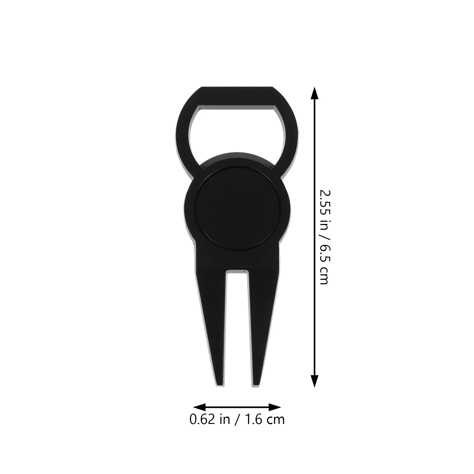프리미엄 금속 디봇툴, 골프 그린 수리용, 컴팩트하고 가벼운 볼 마커, 내마모성, 매끄러운 디자인, 야외 골프 용품