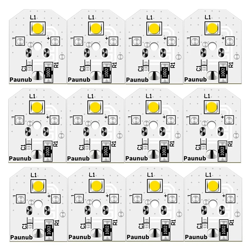 LED Light For GE Refrigerator Replace WR55X30602 WR55X26486 PS4704284 3033142 EAP12172918 Easy Install WR55X11132 WR55X25754,led light bulb