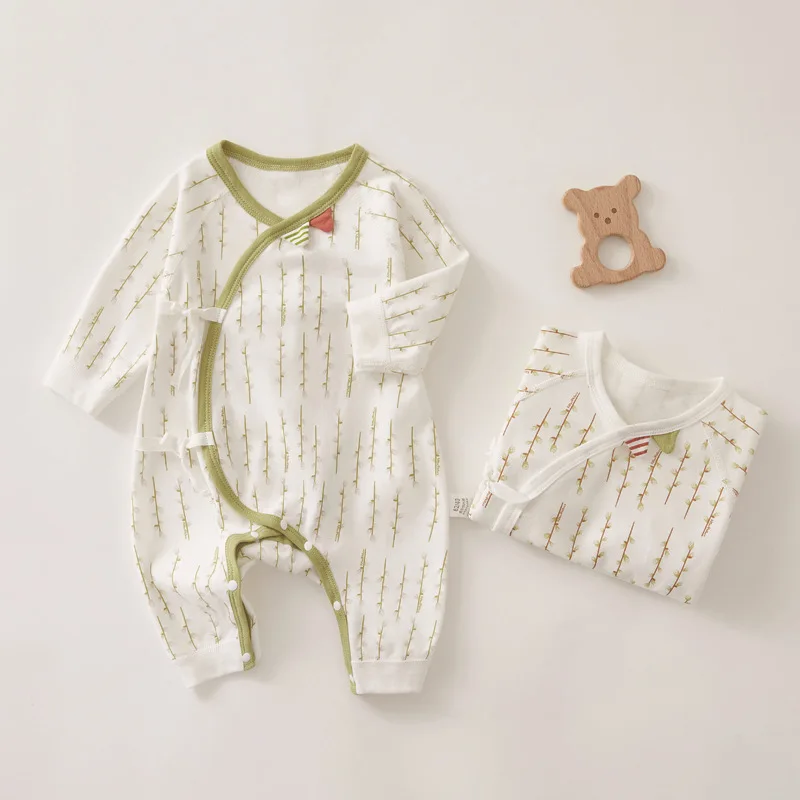 

Spring Baby Girls Rompers Autumn Newborn Climbing Clothes For Boys 0-3m Cotton Jumpsuits 2023 Ins Long Sleeve Infants Kid Outfit