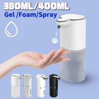 400ml Automatic Soap Dispensers USB Charging Smart Washing Hand Machine Infrared Sensor 4 Levels Adjustable for Bathroom Kitchen 1