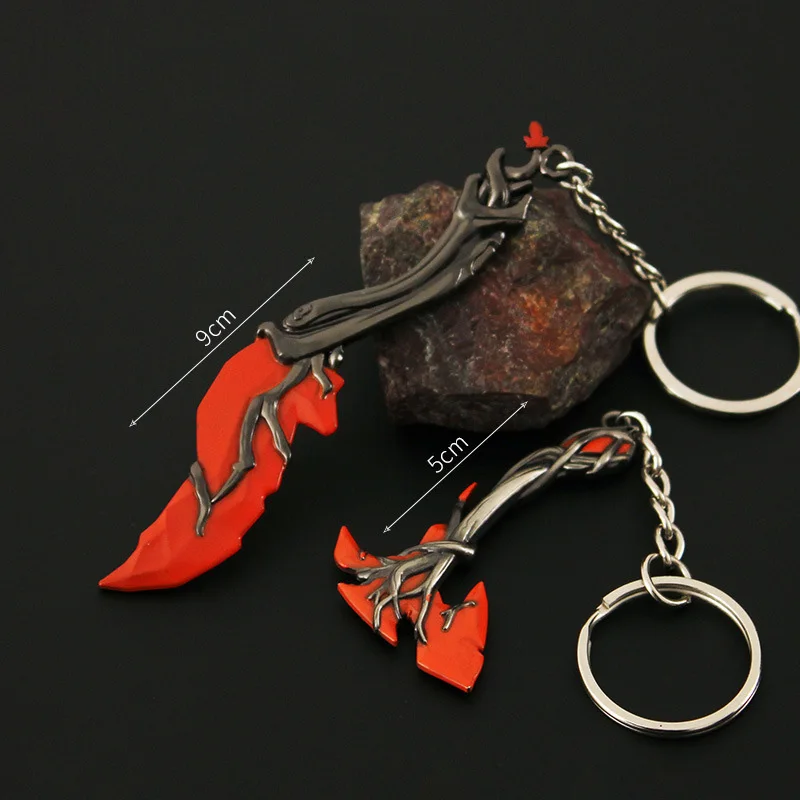 thumbnail image 1 of Juego de llaveros de la serie Valorant Gaias Vengeance, modelo de metal periférico de juego Vandal, accesorios colgantes, llaveros, regalos, juguetes para niños, 1 of 5