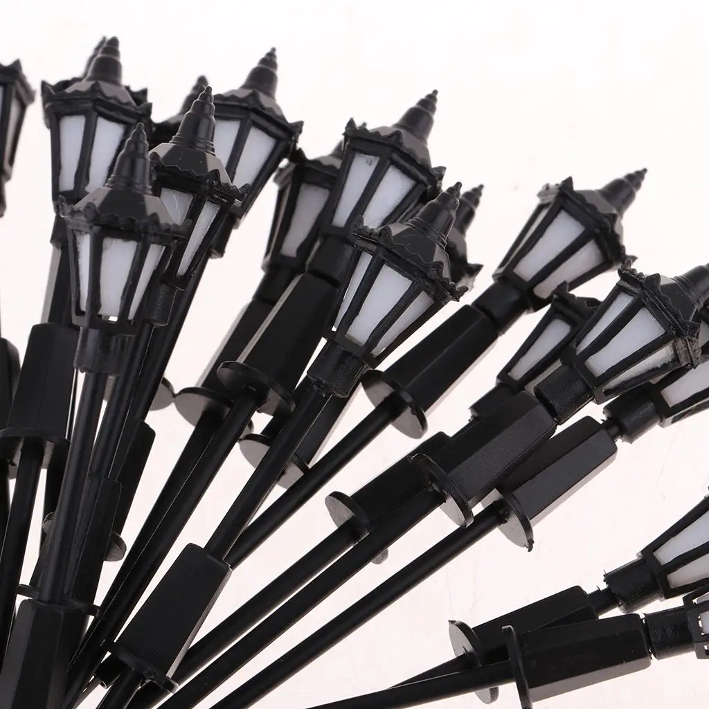 20pcs Model Railway LED Lamp Garden Street Light HO OO :100 New